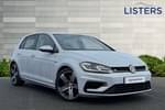 2017 Volkswagen Golf Hatchback 2.0 TSI 310 R 5dr 4MOTION DSG in White Silver at Listers Volkswagen Worcester