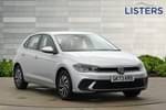 2023 Volkswagen Polo Hatchback 1.0 TSI Life 5dr in Reflex Silver at Listers Volkswagen Nuneaton