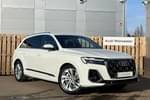 2025 Audi Q7 Estate 55 TFSI e Quattro S Line 5dr Tiptronic in Pure white, solid at Worcester Audi