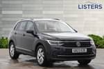 2023 Volkswagen Tiguan Diesel Estate 2.0 TDI Life 5dr DSG in Deep black at Listers Volkswagen Nuneaton