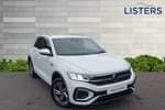 2024 Volkswagen T-Roc Hatchback 1.5 TSI R-Line 5dr DSG in Pure white at Listers Volkswagen Coventry