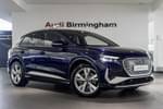 2023 Audi Q4 e-tron Estate 150kW 40 82kWh S Line 5dr Auto in Navarra blue, metallic at Birmingham Audi