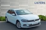 2019 Volkswagen Polo Hatchback 1.0 TSI 95 SE 5dr in Pure white at Listers Volkswagen Coventry