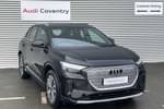 2025 Audi Q4 e-tron Estate 210kW 45 82kWh Sport 5dr Auto (Leather) in Mythos black, metallic at Coventry Audi