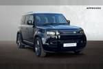 2025 Defender Estate 2.0 P300e X-Dynamic HSE 110 5dr Auto in Santorini Black at Listers Land Rover Droitwich