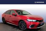 2023 Honda Civic Hatchback 2.0 eHEV Advance 5dr CVT in Red at Listers Honda Stratford-upon-Avon