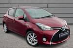 2017 Toyota Yaris Hatchback 1.5 Hybrid Excel 5dr CVT in Red at Listers Toyota Bristol (South)