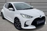 2022 Toyota Yaris Hatchback 1.5 Hybrid Design 5dr CVT (Nav) in White at Listers Toyota Bristol (South)