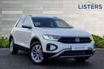 2025 Volkswagen T-Roc Hatchback 1.5 TSI Match 5dr DSG in Pure White at Listers Volkswagen Loughborough