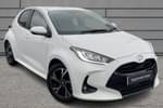 2024 Toyota Yaris Hatchback 1.5 Hybrid Design 5dr CVT in White at Listers Toyota Bristol (South)