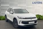 2024 Volkswagen Tiguan Estate 1.5 eTSI 150 Match 5dr DSG in Pure white at Listers Volkswagen Nuneaton