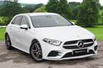 2021 Mercedes-Benz A Class Diesel Hatchback A220d AMG Line Executive 5dr Auto in digital white metallic at Mercedes-Benz of Grimsby