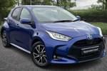 2023 Toyota Yaris Hatchback 1.5 Hybrid Design 5dr CVT in Blue at Listers Toyota Lincoln