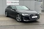 2025 Audi A6 Diesel Avant 40 TDI Quattro S Line 5dr S Tronic in Mythos Black, metallic at Stratford Audi