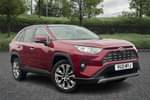 2021 Toyota RAV4 Estate 2.5 VVT-i Hybrid Excel 5dr CVT in Red at Listers Toyota Stratford-upon-Avon