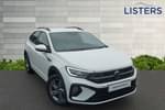 2024 Volkswagen Taigo Hatchback 1.0 TSI 110 R-Line 5dr DSG in Pure white at Listers Volkswagen Coventry