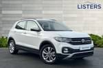 2022 Volkswagen T-Cross Estate 1.0 TSI 110 SE 5dr in Pure White at Listers Volkswagen Worcester