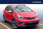 2021 Honda Jazz Hatchback 1.5 i-MMD Hybrid Crosstar EX 5dr eCVT in Red at Listers Honda Northampton