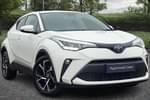 2021 Toyota C-HR Hatchback 1.8 Hybrid Design 5dr CVT in White at Listers Toyota Nuneaton