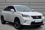 2015 Lexus RX Estate 450h 3.5 F-Sport 5dr CVT Auto in Arctic Pearl at Lexus Bristol