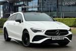 2024 Mercedes-Benz CLA Shooting Brake 250e AMG Line Premium Plus 5dr Tip Auto in Polar white at Mercedes-Benz of Lincoln