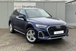 2022 Audi Q5 Estate 45 TFSI Quattro S Line 5dr S Tronic in Navarra blue, metallic at Stratford Audi