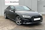 2022 Audi A4 Diesel Saloon 40 TDI 204 Quattro Vorsprung 4dr S Tronic in Myth Black Metallic at Stratford Audi