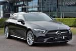 2018 Mercedes-Benz CLS Diesel Coupe 350d 4Matic AMG Line Premium + 4dr 9G-Tronic in obsidian black metallic at Mercedes-Benz of Lincoln