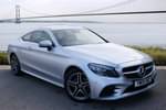 2019 Mercedes-Benz C Class Diesel Coupe C220d AMG Line Premium 2dr 9G-Tronic in iridium silver metallic at Mercedes-Benz of Hull