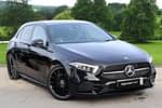 2022 Mercedes-Benz A Class Hatchback Special Editions A200 AMG Line Premium Plus Night Edition 5dr Auto in Mountain Grey Metallic at Mercedes-Benz of Grimsby