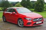 2018 Mercedes-Benz A Class Diesel Hatchback A180d AMG Line Premium 5dr Auto in Jupiter Red at Mercedes-Benz of Grimsby