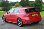 Image two of this 2018 Mercedes-Benz A Class Diesel Hatchback A180d AMG Line Premium 5dr Auto in Jupiter Red at Mercedes-Benz of Grimsby