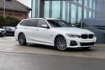 2021 BMW 3 Series Touring 330e M Sport 5dr Step Auto in Mineral White at Listers King's Lynn (BMW)