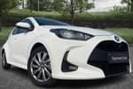 2022 Toyota Yaris Hatchback 1.5 Hybrid Icon 5dr CVT in White at Listers Toyota Coventry