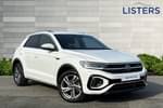 2023 Volkswagen T-Roc Hatchback 1.5 TSI R-Line 5dr DSG in Pure White at Listers Volkswagen Worcester