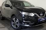 2021 Nissan Qashqai Hatchback 1.3 DiG-T 160 (157) N-Connecta 5dr DCT Glass Roof in Metallic - Pearl black at Listers U Stratford-upon-Avon