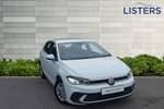 2021 Volkswagen Polo Hatchback 1.0 TSI Life 5dr in Pure white at Listers Volkswagen Coventry