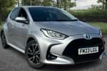 2023 Toyota Yaris Hatchback 1.5 Hybrid Design 5dr CVT in Silver at Listers Toyota Coventry