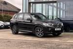 2022 BMW X3 Diesel Estate xDrive30d MHT M Sport 5dr Auto in Black Sapphire metallic paint at Listers King's Lynn (BMW)