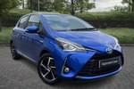 2019 Toyota Yaris Hatchback 1.5 Hybrid Excel 5dr CVT (Pan Roof) in Blue at Listers Toyota Grantham