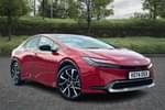 2024 Toyota Prius Hatchback 2.0 PHEV Excel 5dr CVT in Red at Listers Toyota Stratford-upon-Avon
