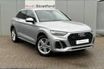 2022 Audi Q5 Estate 50 TFSI e Quattro S Line 5dr S Tronic in Floret Silver Metallic at Stratford Audi