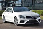 2017 Mercedes-Benz E Class Diesel Saloon E350d AMG Line Premium Plus 4dr 9G-Tronic in designo diamond white at Mercedes-Benz of Lincoln