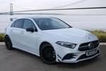 2022 Mercedes-Benz A Class AMG Hatchback Special Editions A35 4Matic Premium Plus Edition 5dr Auto in digital white metallic at Mercedes-Benz of Hull