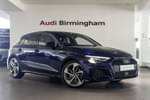 2023 Audi A3 Sportback Special Editions 35 TFSI Edition 1 5dr S Tronic in Navarra blue, metallic at Birmingham Audi