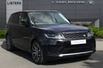 2020 Range Rover Sport Diesel Estate 3.0 D300 HSE Silver 5dr Auto in Santorini Black at Listers Land Rover Droitwich