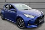 2022 Toyota Yaris Hatchback 1.5 Hybrid Design 5dr CVT in Galactic Blue at Listers Toyota Bristol (South)