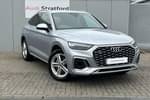 2022 Audi Q5 Sportback 45 TFSI Quattro S Line 5dr S Tronic in Floret silver, metallic at Stratford Audi