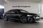 2021 Audi A5 Coupe 35 TFSI S Line 2dr S Tronic in Mythos Black Metallic at Birmingham Audi