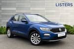 2019 Volkswagen T-Roc Hatchback 1.5 TSI EVO SE 5dr in Raven Blue at Listers Volkswagen Worcester